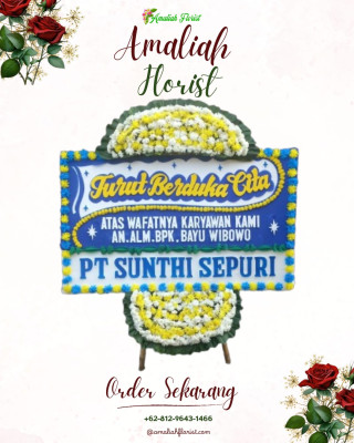 Papan Bunga Duka di Bombana