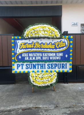 Papan Bunga Duka di Bombana