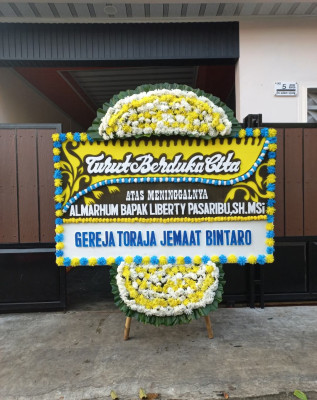 Papan Bunga Duka di Bombana